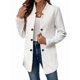 thumbnail image 2 of Blazer de Mujer con Cuello Alto, Informal, de Larga, Cruzado, Elegante, para Oficina y Negocios XL, 2 of 8