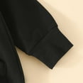 thumbnail image 4 of JUMESG Boys Zip Up Hoodie Toddler Baby Girl Boy Hooded Jacket Long Sleeve Zipper Sweatshirt 1T 2T 3T 4T 5T 6T Kids Casual Outwear,Black 6-12 Months, 4 of 6