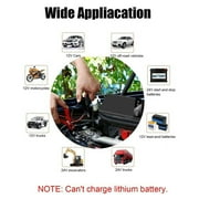 Jump Starter Battery Charger Ultra-thin Car Emergency Start Power Bank With Electric Quantity Display For 12V Cars Trucks Motorcycles Excavators