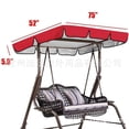 thumbnail image 1 of Columpio Para Exteriores, Parasol Para Jardín, Columpio De Bloque Uv, Cubierta Superior Impermeable Para Patio Yuarrent HA045635-03, 1 of 1