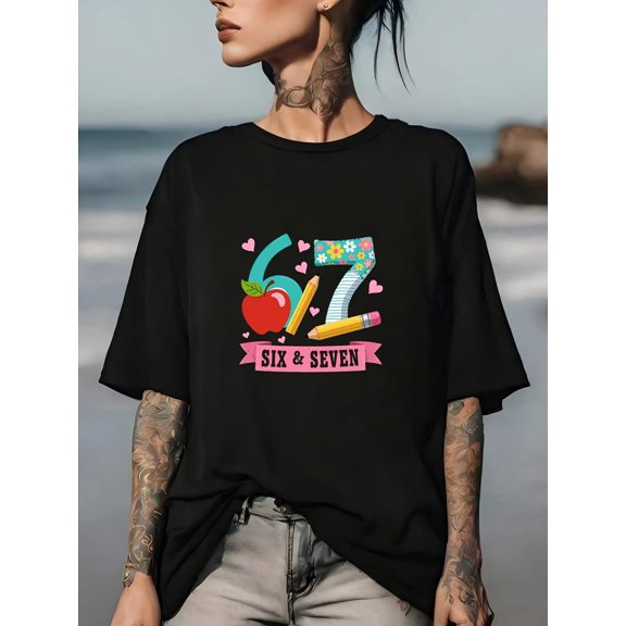180g soft t shirt with numbers and designs back to outfits fun and comfortable for and great gift for birthday parties or teacher appreciation day 2026 style