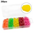 thumbnail image 3 of 200pcs Soft Fishing Lure Artificial Baits Corn Flavor Floating Submersible Bait Silicone Carp Fishing Accessories Tackle, 3 of 5