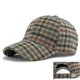 thumbnail image 1 of Gorra de béisbol de lana a cuadros para hombre y mujer - Gorra plana ajustable para otoño e invierno, 1 of 5