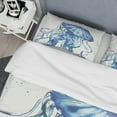 thumbnail image 4 of Designart 'Blue Deep Sea X' Coastal Duvet Cover Set, 4 of 4