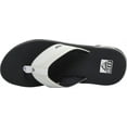 thumbnail image 3 of Men's Reef Anchor Flip Flop Grey/White Synthetic 7 M, 3 of 6