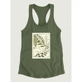 thumbnail image 3 of Fern Classification Iii Racerback Tank Women -Denis Diderot Designs, Female x-Small, 3 of 4