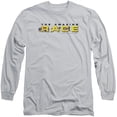 thumbnail image 2 of Amazing Race Running Logo Long Sleeve Adult 18/1 T-Shirt Silver, 2 of 2