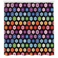 thumbnail image 3 of Ambesonne Flower Shower Curtain, Colorful Daisy Blooms, 69"Wx84"L, Multicolor, 3 of 3