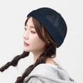 thumbnail image 7 of vlrwzc vlrwzc Pro Mesh Breathable Brimless Adjustable Rolled Cuff Polyester Casual Cap, Blue, 21.65-23.62inch, 1 Count, 7 of 7