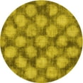 thumbnail image 1 of Ahgly Company Indoor Round Patterned Dark Yellow Green Area Rugs, 7' Round, 1 of 1