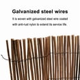 thumbnail image 5 of 2ft x 14ft Natural Willow Rolled Panel Fence for Decorative Fencing Backyard, 5 of 8