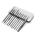 thumbnail image 1 of Kit de herramientas para quitar espinillas, 10 unidades de removedor profesional de espinillas para una fácil eliminación de espinillas, puntos negros, cara y nariz, (negro), 1 of 5