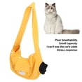 thumbnail image 4 of Large Capacity Cat Sling Carrier Breathable Canvas Shoulder Bag, Versatile Design for Outgoing, Summer Travel, 4 of 7