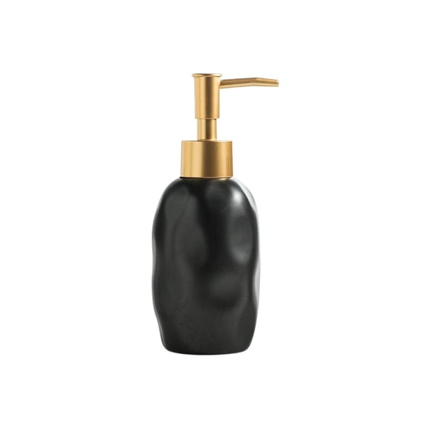 Dispensador de jabón de cerámica simple for hotel, club, loción, botella con bomba, suministros de baño