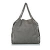 Pre-Owned Stella McCartney Falabella Fold-Over Satchel Fabric Gray