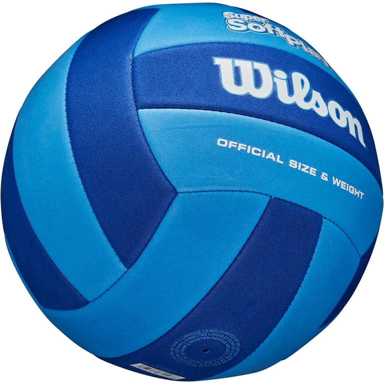 Ballon Beach-Volley WIYETY Taille 5 – Officiel, Soft Touch, Pompe Incluse, Diamètre 21cm