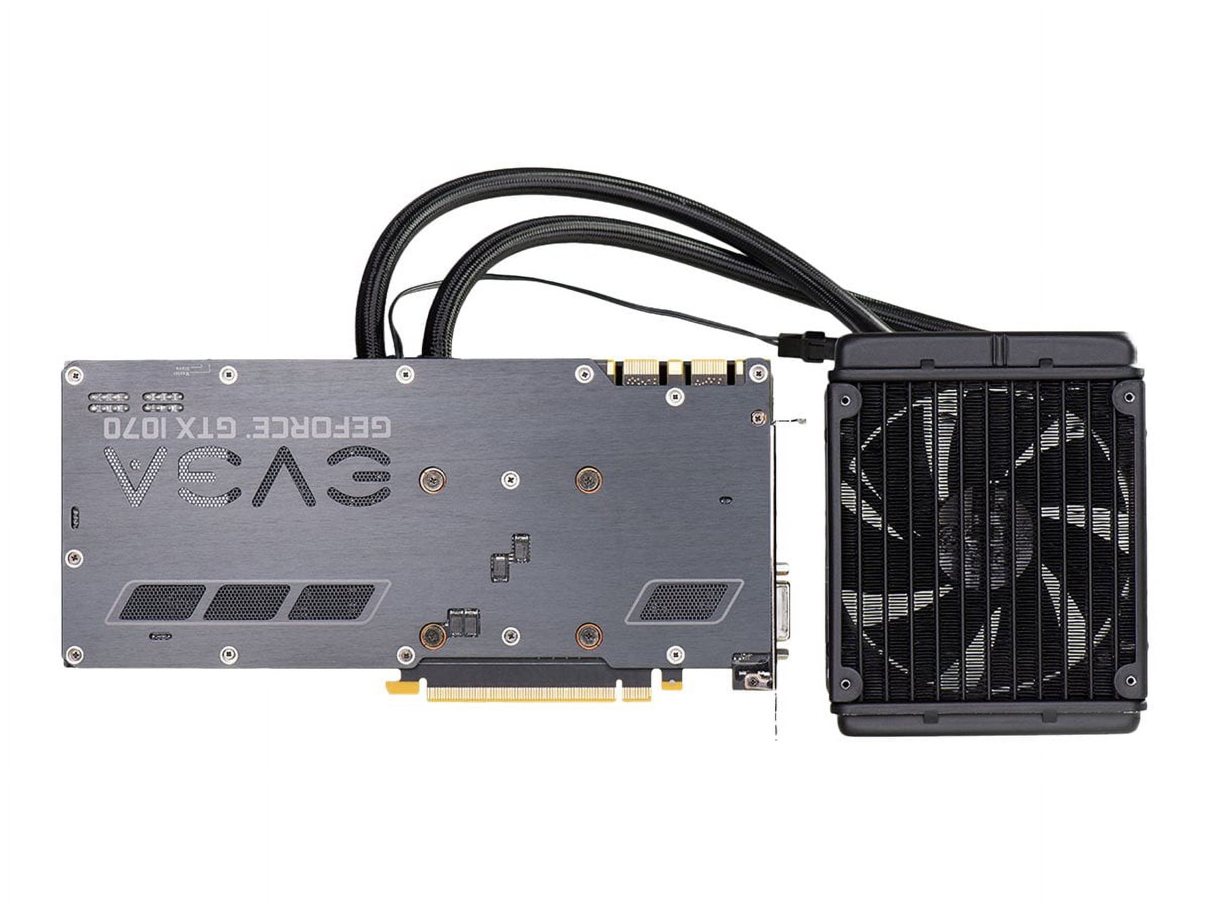 EVGA GeForce GTX 1070 Graphic Card - 1.61 GHz Core - 1.80 GHz Boost Clock - 8 GB GDDR5 - PCI Express 3.0 x16 - Dual Slot Space Required - 256 bit Bus Width - SLI - Fan Cooler - OpenGL 4.5, DirectX 12