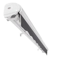 thumbnail image 4 of Awntech 16 Ft Key West Right Motorized Heavy Duty Patio Retractable Awning with Cassette (192in x 9.38in x 120in), Gunmetal, 4 of 6