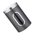 thumbnail image 3 of Kitchen Canister Stainless Steel Grain Storage Container Visible Tea Coffee Jar with Lid  Red, 3 of 10