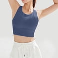 thumbnail image 5 of Bixock High Support Sports Bras for Women Solid Color Racerback Tank Top Shock Proof No Shift Structure for Yoga Fitness Exercise Wear Bra, 5 of 5