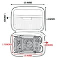 thumbnail image 3 of USA Gear Protective Case for Innova 3320 Digital Multimeter with Hard Shell Exterior and Wrist Strap, 3 of 9