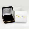 thumbnail image 3 of DGOLD 10kt Gold Round White Diamond Dancing Diamond Circle Pendant for Women (1/3 cttw), 3 of 3