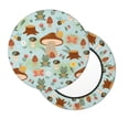 thumbnail image 7 of Cauagu Mushroom House Insect Frog Print Round Stool Covers,Seat Cushion for Round Bar Stool Chair Seat Cover for Bar Round Chair Fits for 12/13/14in Bar Stool Cushion, 7 of 7