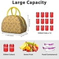 thumbnail image 4 of Insulated Lunch Bag Women, Reusable Pearl Shell Ocean Tote Lunch Box, Leakproof Cooler Lunch Bags for Work Office Travel Picnic, 4 of 4