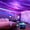 Water Wave, variant on TYPPKMM USB Galaxy Projector Aurora RGB 5V Night Light Auto Rotating Sound Activated DMX Remote Control Home Theater LED Stage Lamp Room Decor