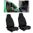 thumbnail image 3 of EeaseMX 2 fundas protectoras universales de nailon para asientos de coche y furgoneta (negro), 3 of 3