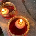 thumbnail image 3 of Qocolhg Halloween Candles Decor, Floating Eyeball Candle Holder Table Decor, Burning Flame Candle Halloween Decorations Party Rustic Fall Decor Halloween Decorations Indoor Autumn Door Decor, 3 of 6