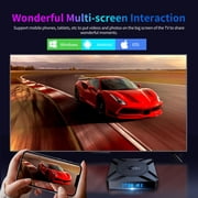 X96 M300 Android 14.0 TV Box 64bit 4GB RAM 32GB ROM Amlogic S905A ARM G310 V2 1000M Ethernet WiFi6 Dual-WiFi 2.4G/5G 8K BT5.x USB Voice Control