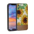 thumbnail image 1 of Summer-Sunflowers-Wood-Panel-310 Phone Case, Degined for iPhone X Case Men Women, Flexible Silicone Shockproof Case for iPhone X, 1 of 1