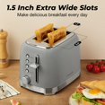 thumbnail image 2 of Culinaid Toaster 2 Slice Retro Stainless Steel wi, 2 of 8