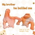 thumbnail image 3 of Juguete para apretar Mono blando Juguete Elástico Pegamento relleno de arena Gorila de goma Elástico Estirable Autismo Juguete de descompresión para adultos y niños Animal para regalo de Navidad (nara, 3 of 5
