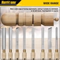 thumbnail image 3 of Juego de cinceles para madera HURRICANE, 8 piezas, herramientas para tornear madera con caja, 3 of 9