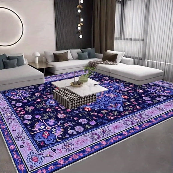 1PC Oriental-style Regional Carpet Local Carpet, Lightweight Washable Easy-to-Manage Carpet Mat Festival Gift, Suitable for Living Room, Bedroom, Dining Room, Study Room, Hallway, Room Accessones