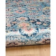 thumbnail image 4 of Contemporary Home Living 5' x 7' Medallion Floral Rectangular Area Throw Rug - Blue and Cream, 4 of 9