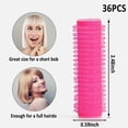 thumbnail image 2 of Small Size Hair Roller-Self Grip Hair Curler Mini Sized Hairdressing Tools, Salon Curly Style for Short Hair, Pack of 36 Small 0.6 Inch (Pink), 2 of 6