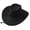 Black, variant on WDDDD Kids Western Cowboy Hat UV Protection Lightweight for Parties and Outdoor Activities Light Pink