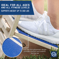 thumbnail image 5 of Rolling With It Adjustable Slant Board Calf Stretcher, Wood, Blue, 5 of 8