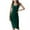 Green, variant on WQQZJJ Ladies Casual Round Neck Dress Solid Color Slim Comfortable Dress Tank Mid-Length Bottom Dresses