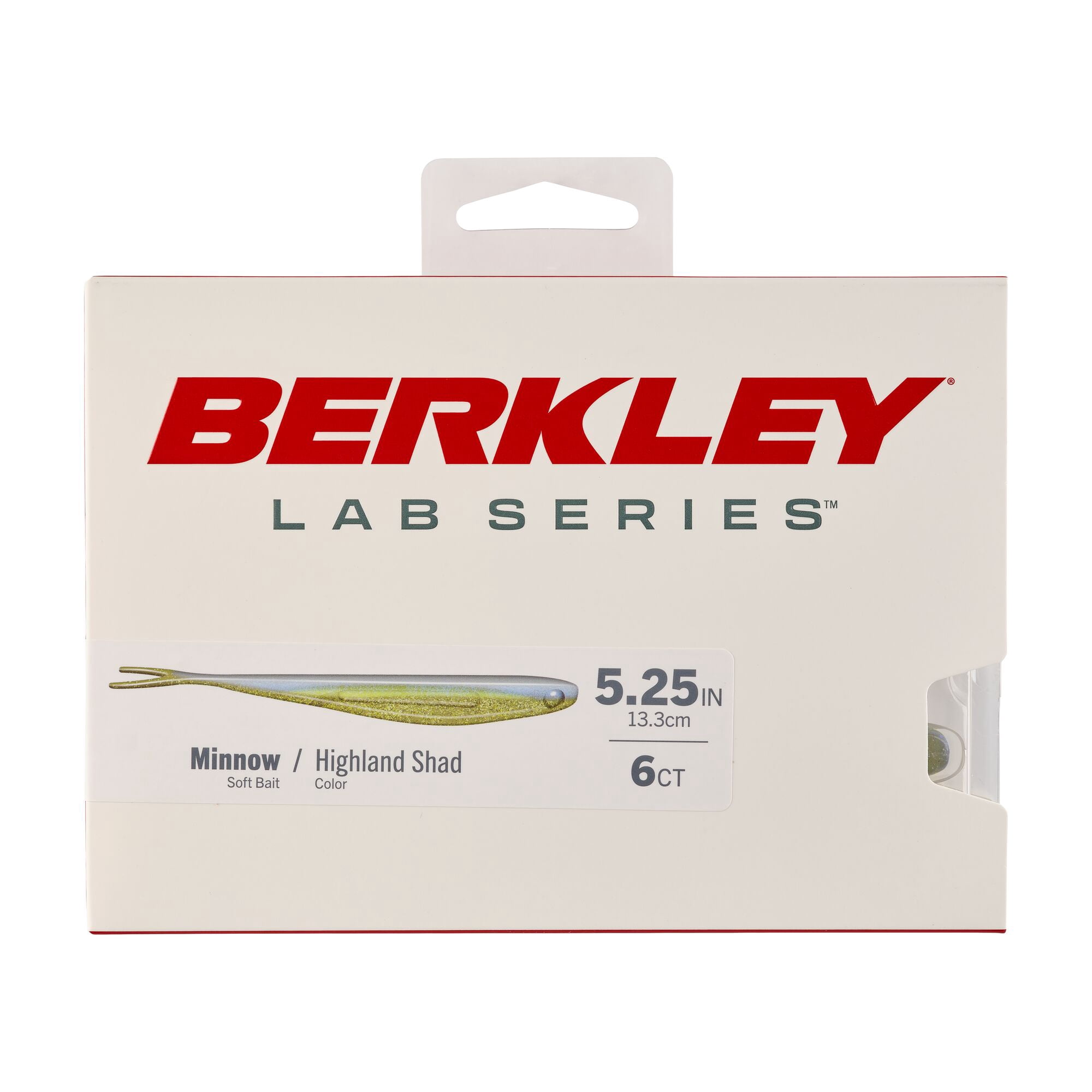 Berkley Lab Series™ Minnow Fishing Soft Bait, 5.25 in, Highland Shad (6 Count)
