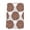 Brown, variant on Brown Dahlia Kitchen Towels Set of 1, Vintage Abstract Grey Flowers Floral Absorbent Dish Towels for Kitchen, Microfiber Hand Towel, Quick Drying Tea Towel for Cleaning Decorative Dishcloths