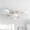 white, variant on Topukaiba Modern Flush Mount Ceiling Light, 32Inch Led Ceiling Light, 3 Adjustable Light Colors Dimmable Light, Geometric Shapes Ceiling Light For Living Room, Kitchen, Bedroom White