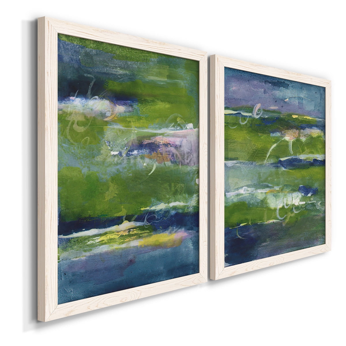 Bales of Color I - Premium Framed Canvas 2 Piece Set - Ready to Hang