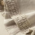 thumbnail image 6 of Women's Shorts Women'S Cotton And Linen Five Point Pants For Women 2025 Summer New Retro Hollow Lace Splicing Literary Shorts Loose Casual Mid Trouser Shorts,Beige Women's Shorts L, 6 of 7