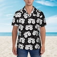 thumbnail image 4 of Daiia Cool Car Hawaiian Shirt for Men Gentle Cotton Regular Short Sleeve Casual-Medium, 4 of 9