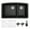 Black, variant on Karran Usa Qu-711-Pk1 Quartz Qu 32" Undermount Double Basin Quartz Composite Kitchen Sink