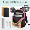 thumbnail image 5 of Pzuqiu Just A Girl Who Loves Baseball Customized 17 Inch School Backpack for Kids Personalized Schoolbag with Name Durable Bookbag Large Capacity Custom Backpack for Teens, 5 of 7